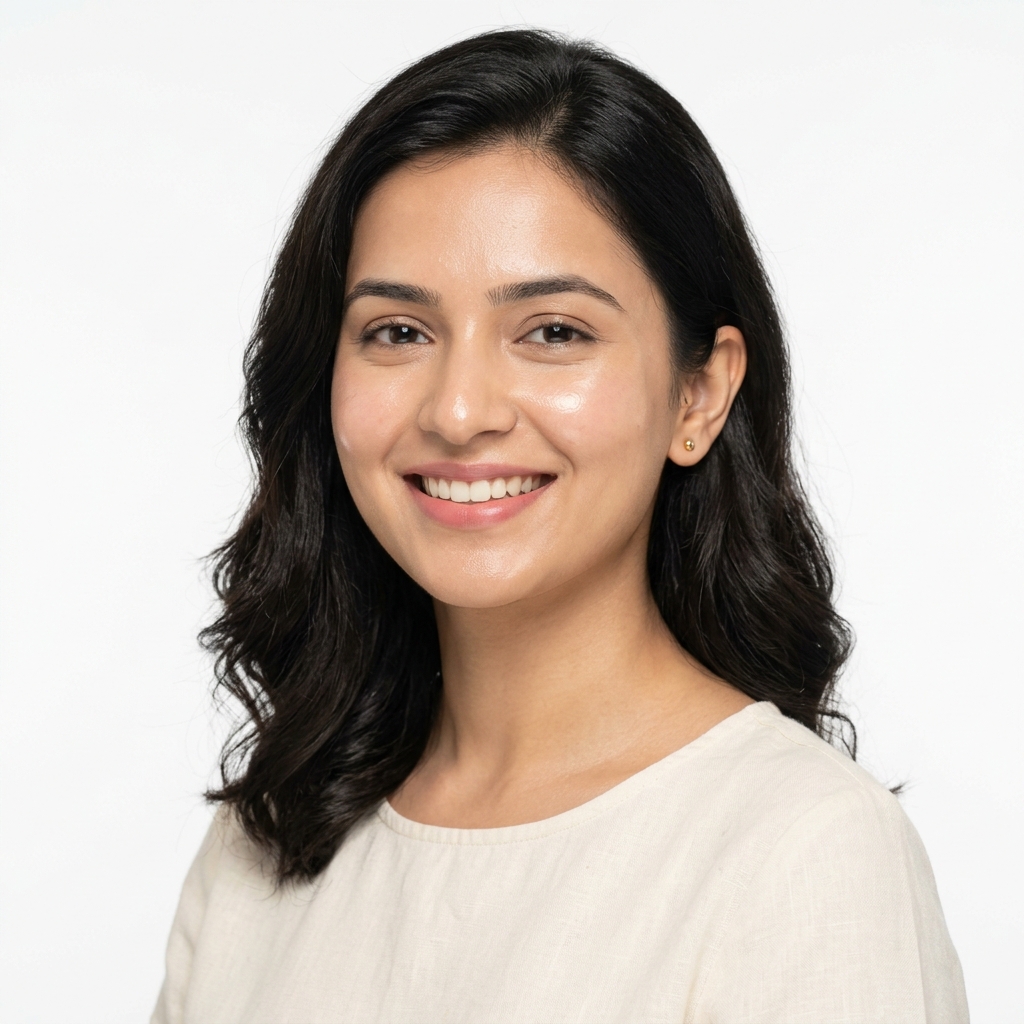 Patient with clear glowing skin